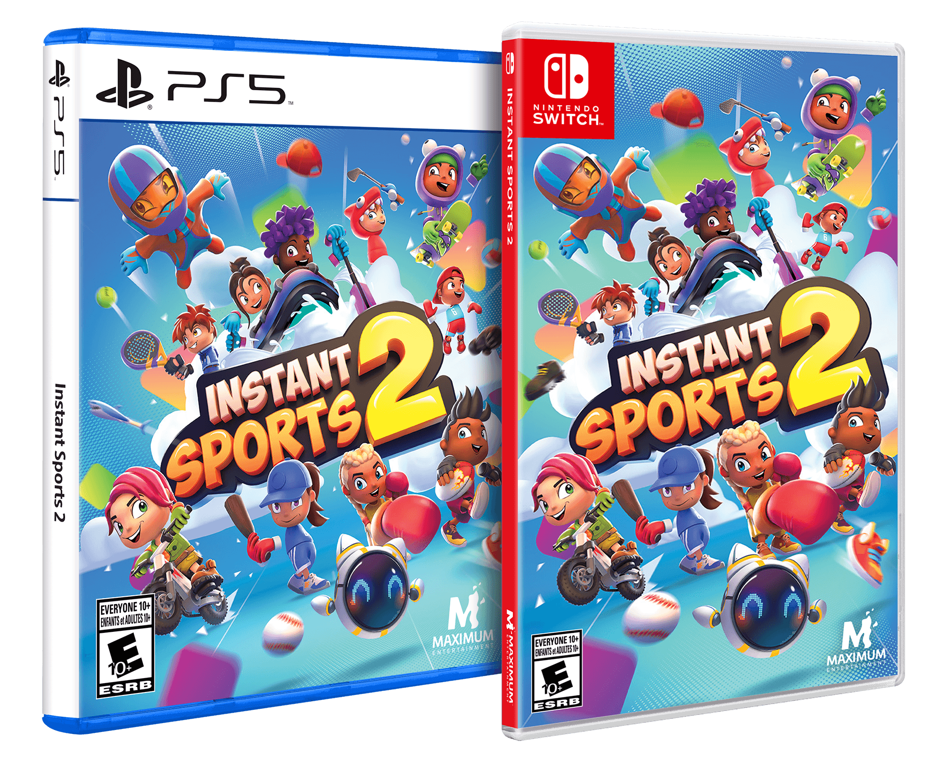 Instant Sports 2 — éditions physiques et classification ESRB